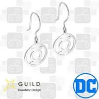 DC Comics - Green Lantern Sterling Silver Hook Earrings