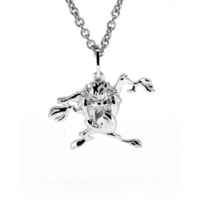 Looney Tunes - Tasmanian Devil TAZ Sterling Silver Pendant