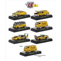 M2 Machines Auto-Thentics 1:64 Scale Release S69 - Mooneyes Assortment in Liquid Gold