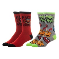 Disney The Muppets Crew Socks Mens 2 Pair
