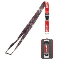 Friday The 13th Lanyard with Rubber VHS Tape ID Lanyard Holder