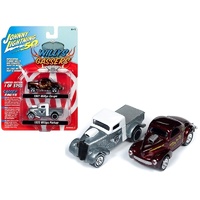 Johnny Lightning 1:64 Scale 2Pk Willys Gassers - 1941 Willys Coupe & 1933 Willys Pickup