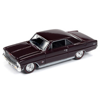 RACING CHAMPIONS MINT 1:64 Diecast 1966 Chevrolet Nova SS Madeira Maroon