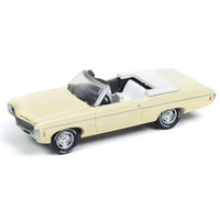 Johnny Lightning 1:64 Scale Classic Gold - 1969 Chevrolet Impala Convertible Butternut Yellow