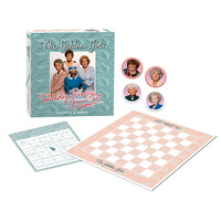 The Golden Girls Shady Pines Checkers Game Set