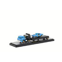 M2 Machines Auto Haulers 1:64 Scale Release 33 1966 Ford C-950 Truck & 1966 Ford Mustang Fastback 2+2
