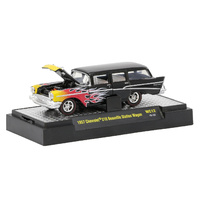 M2 Machines Wild-Cards 1:64 Scale 1957 Chevrolet 210 Beauville Station Wagon WC12