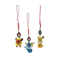 Pokemon Dangler 3 Figure Eevee - Flareon, Jolteon & Vaporeon Set