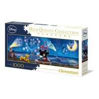Clementoni Disney 1000 Piece Jigsaw Puzzle - Mickey and Minnie Panorama