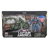 Marvel Legends Series Captain America - The First Avenger - Captain America with Motorcycle