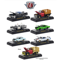 M2 Machines Detroit-Muscle 1:64 Scale Auto-Meets Release 50 Assortment (6 Styles)