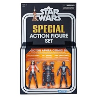 Star Wars Doctor Aphra Comic Figure Set SDCC 2018 Hasbro Exclusive