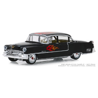 Greenlight 1:64 Hobby Exclusive - 1955 Cadillac Fleetwood Series 60 Special (Black with flames)