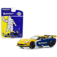 Greenlight 1:64 Hobby Exclusive - 2009 Chevrolet Corvette C6R - Michelin (Blue/Yellow)