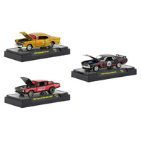 M2 Machines 1:64 Scale - Coca Cola Release 2, Set of 3 Cars Limited Edition to 4,800 pieces Worldwide "Hobby Exclusive"