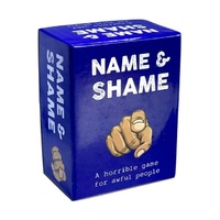 Name and Shame: A Game for Horrible People Card Game
