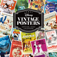 Disney Vintage Posters 2020 Square Wall Calendar