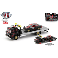M2 Machines 1:64 Auto-Hauler Mijo Exclusive 1957 Mack Model N w/ 1970 Datsun 510 Yokohama G.T. Special Limited 3,000 pcs