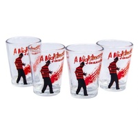 Nightmare on Elm Street - Freddy Shot Glasses - Set of 4