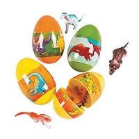 Toy-Filled Plastic Easter Eggs - Dinosaur