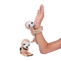 Hugging Plush Anxiety Buddy Bracelets - Sloth