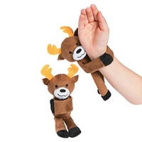 Hugging Plush Anxiety Buddy Bracelets - Reindeer