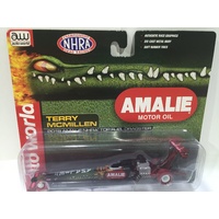 Auto World 1:64 Scale Championship NHRA Drag Racing - Terry McMillen - 2018 Amalie NHRA Top Fuel Dragster - CHASE