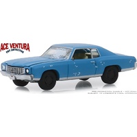 Greenlight 1:64 Hollywood Series 25 : Ace Ventura Pet Detective - 1972 Chevrolet Monte Carlo Blue