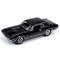 Johnny Lightning 1:64 Muscle Cars USA 2019 Release 3 Version B - 1968 Mercury Cougar GT-E (Black)