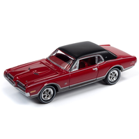 Johnny Lightning 1:64 Muscle Cars USA 2019 Release 3 Version A - 1968 Mercury Cougar GT-E (Red)