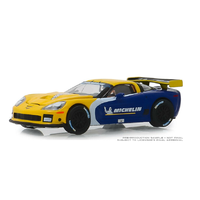Greenlight 1:64 Hobby Exclusive - 2009 Chevrolet Corvette C6R - Michelin (Blue/Yellow)
