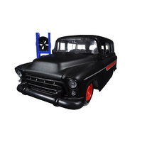 Jada 1:24 Scale Just Truck Extra Wheels - 1957 Chevrolet Suburban (primerblack)