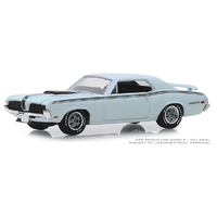 Greenlight 1:64 GL Muscle Series 22 - 1970 Mercury Cougar Eliminator in Pastel Blue