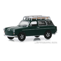 Greenlight 1:64 Estate Wagons Series 4 - 1969 Volkswagen Type 3 Squareback in Dark Green