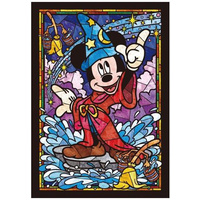 Tenyo Disney Mickey Mouse Jigsaw Puzzle - Stained Glass 266 pieces
