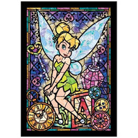 Tenyo Disney Peter Pan Tinkerbell Jigsaw Puzzle - Stained Glass 266 pieces