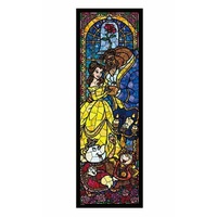 Tenyo Disney Beauty & the Beast Jigsaw Puzzle - Stained Glass 456 pieces