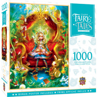 Masterpieces Classic Fairy Tale Jigsaw Puzzle 1,000 Piece - Alice in Wonderland Tea Party