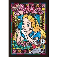 Tenyo Disney Alice in Wonderland Jigsaw Puzzle - Stained Glass 266 pieces