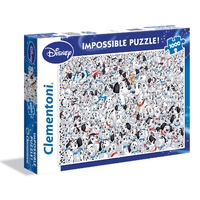 Clementoni Disney Puzzle 101 Dalmatians Impossible Jigsaw Puzzle 1000 Pieces