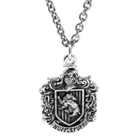 Harry Potter - Hufflepuff Crest Sterling Silver Charm Pendant
