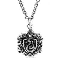 Harry Potter - Slytherin Crest Sterling Silver Charm Pendant