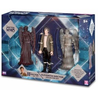 Doctor Who - 11th Doctor, Weeping Angel and Projected Weeping Angel 7” Action Figure 3-Pack