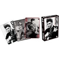 Elvis Black & White Playing Cards