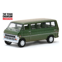 Greenlight 1:64 Hollywood Series 27 : 1972 Ford Club Wagon - The Texas Chainsaw Massacre