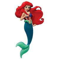 Disney Princess The Little Mermaid Ariell 3D Foam Magnet