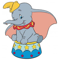 Dumbo 3D Foam Magnet