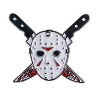 Friday the 13th - Jason Mask Enamel Pin