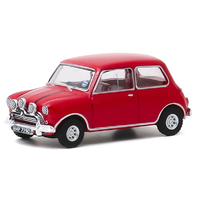 Hollywood Series 28 - 1967 Austin Mini Cooper S 1275 MkI in Red with Black Leather Straps - The Italian Job (1969)