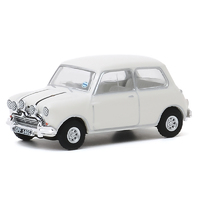 Hollywood Series 28 - 1967 Austin Mini Cooper S 1275 MkI in White with Black Leather Straps - The Italian Job (1969)